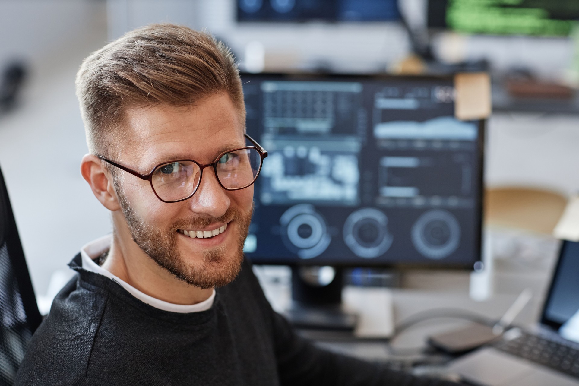 Computer Programmer at Workplace